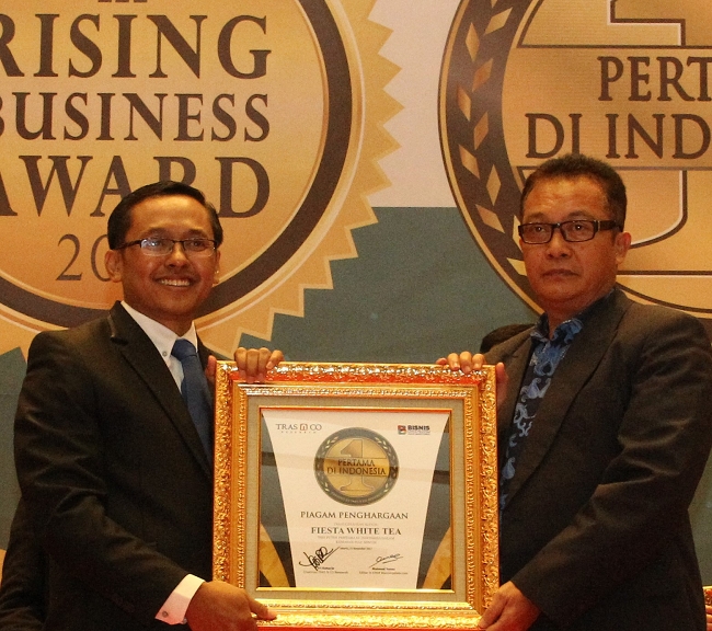 Fiesta White Tea Raih Penghargaan Pertama Di Indonesia