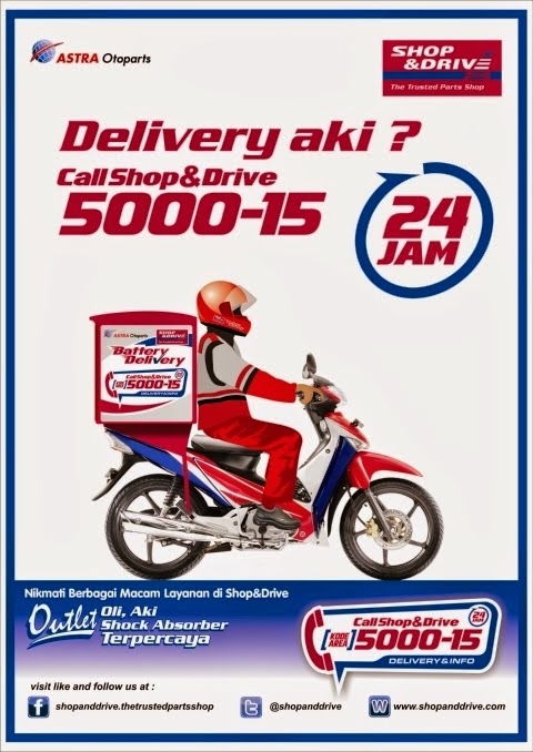 Shop&Drive Resmikan Oil Home Delivery