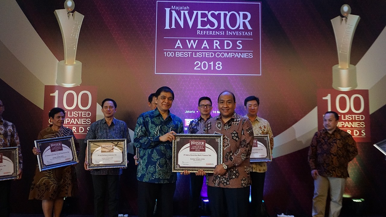 Adira Finance Raih Investor Awards 2018