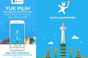 Fasilitasi Dukungan untuk Asian Games 2018, Kominfo Luncurkan Aplikasi Duta Suporter Indonesia