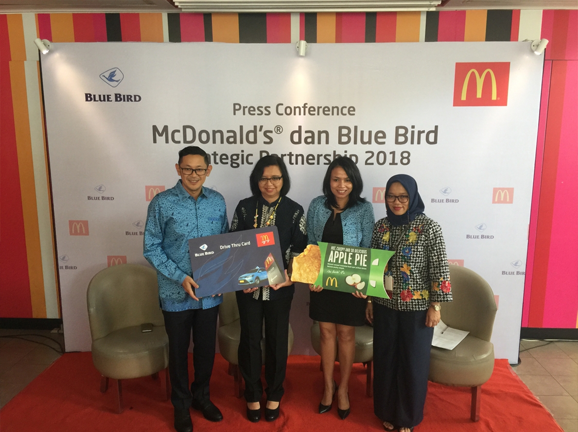 Kerjasama McDonald’s Indonesia dan Blue Bird
