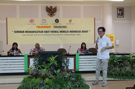 Sido Muncul Gelar Seminar Herbal di Universitas Brawijaya Malang