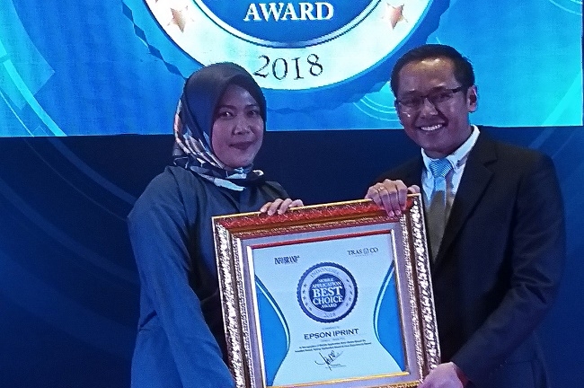 Epson Raih Indonesia Mobile Application Best Choice Award 2018