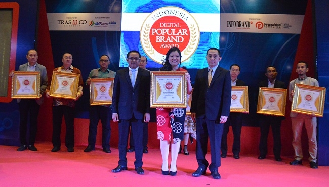 Kali Kedua, Royal Garden Spa Raih Indonesia Digital Popular Brand Award
