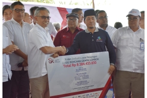 OJK dan Industri Jasa Keuangan Beri Bantuan Korban Bencana Lombok