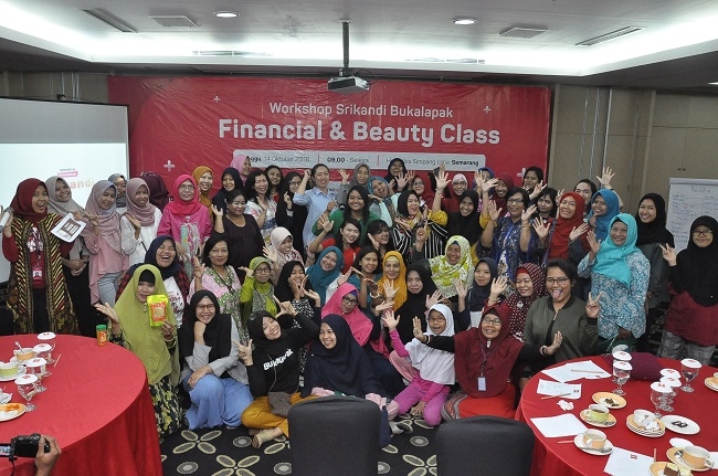 Komunitas Srikandi Bukalapak Semarang Gelar Talk Show Financial dan Beauty Class