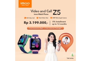 Imoo Watch Phone Seri Z5, Jam dengan Fitur HD Video Call