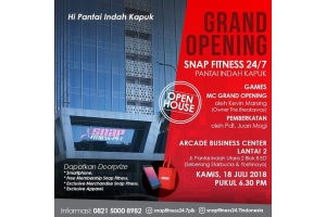 24 Jam Snap Fitness Hadir di Pantai Indah Kapuk