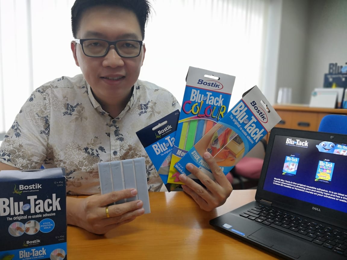 Blu Tack, Produk Perekat Reusable Pertama di Indonesia yang Multifungsi