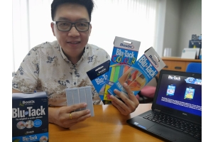 Blu Tack, Produk Perekat Reusable Pertama di Indonesia yang Multifungsi