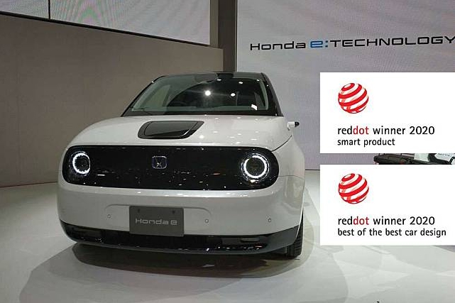 Mobil Listrik Honda e Mendapatkan Penghargaan Desain Terbaik dari Red Dot Award