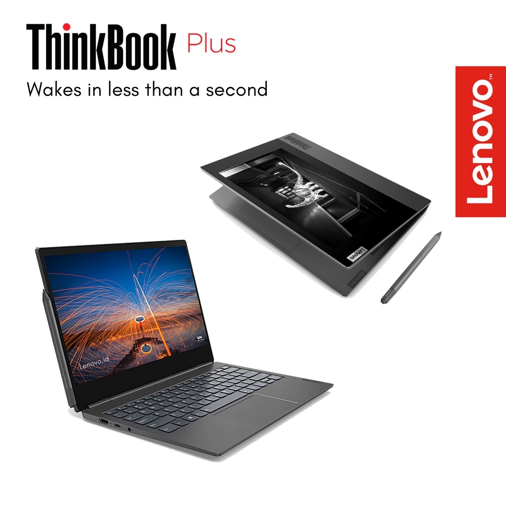 Inovasi Lenovo ThinkBook Plus, Laptop Dual-screen yang Dirancang Untuk Generasi Pekerja Masa Kini