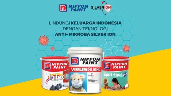 Gunakan Teknologi Silver-Ion, Nippon Paint Kembangkan Cat/Pelapis Anti Virus