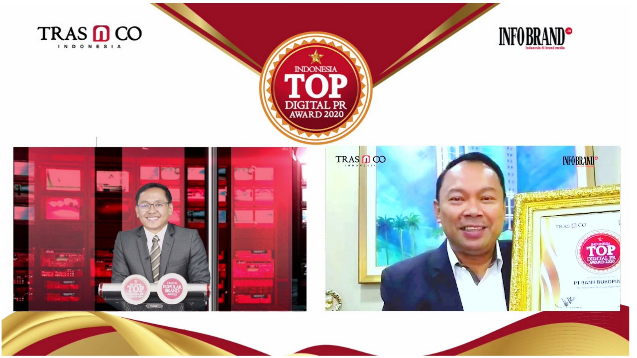 Perkuat Branding Digital, Bank Bukopin Raih Penghargaan Indonesia TOP Digital PR Award 2020