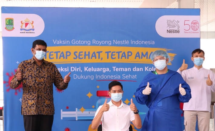 Vaksinasi dari PT. Nestle Indonesia Diadakan di Empat Kota Besar