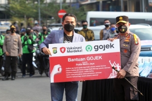 Bersama Polda Metro Jaya, Gojek Siap Sukseskan Vaksinasi Merdeka