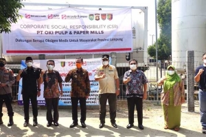 Lampung Dapat Bantuan Oksigen Cair dari Sinar Mas
