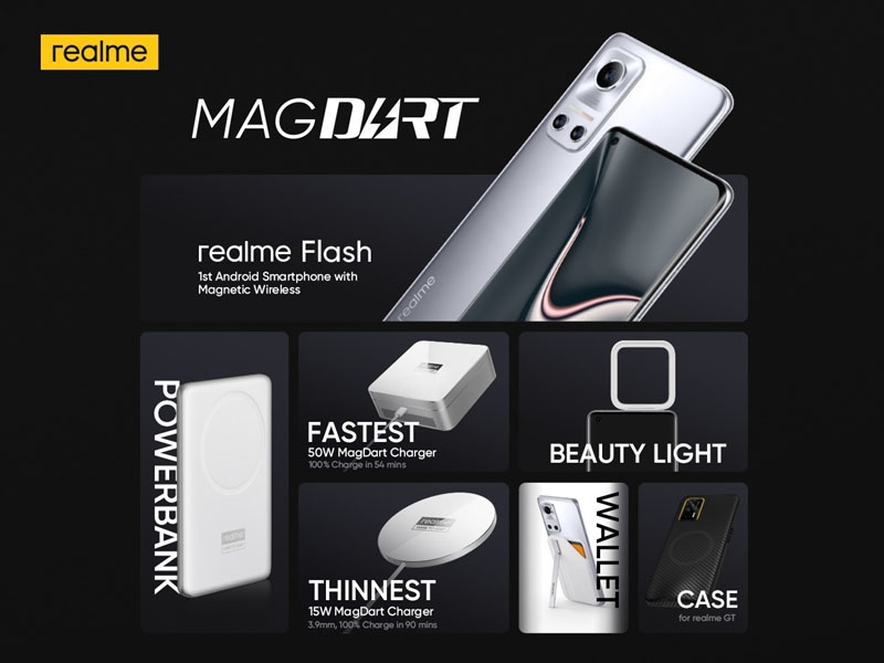 MagDart dari Realme: Solusi Pengisian Nirkabel Magnetik Tercepat di Dunia