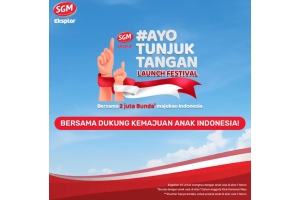 Dukung Kemerdekaan Anak, SGM Eksplor Hadirkan Gerakan AyoTunjukTangan untuk Indonesia Maju