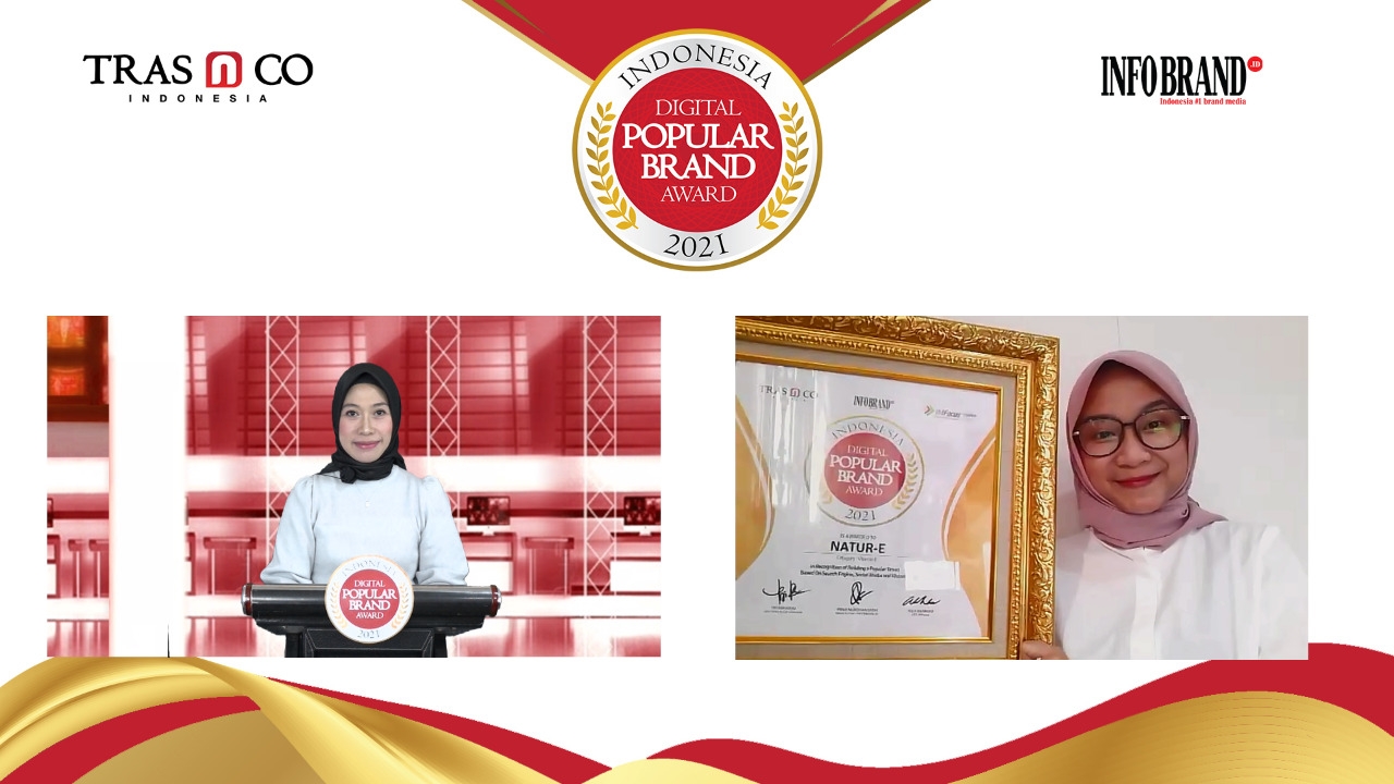 Andalkan Vitamin E dalam Perawatan Kulit Wanita, Natur-E Raih Penghargaan Indonesia Digital Popular Brand Award 2021