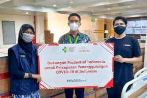 Prudential Indonesia Donasikan Ribuan Peralatan Medis ke Rumah Sakit