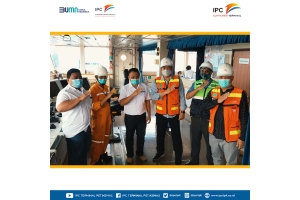 Sambut Hari Pelanggan Nasional, IPC TPK Layani New Service Meratus Line