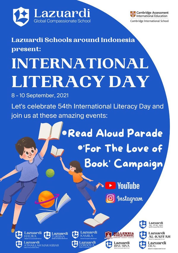 Meriahkan Hari Literasi Internasional, Lazuardi Hadirkan“Parade Membaca Nyaring”