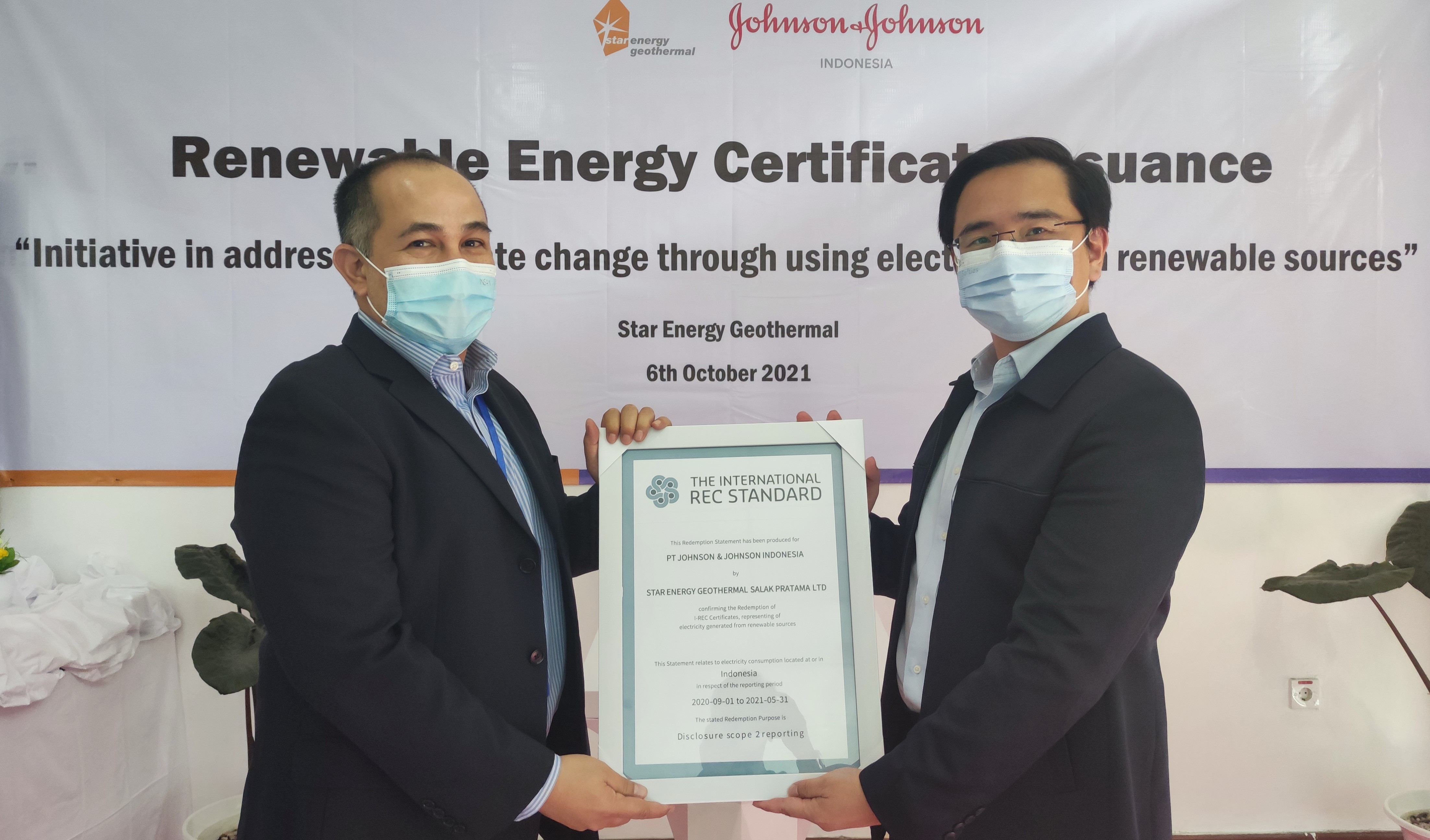 Johnson & Johnson Gandeng Star Energy Geothermal Hasilkan Listrik Terbarukan