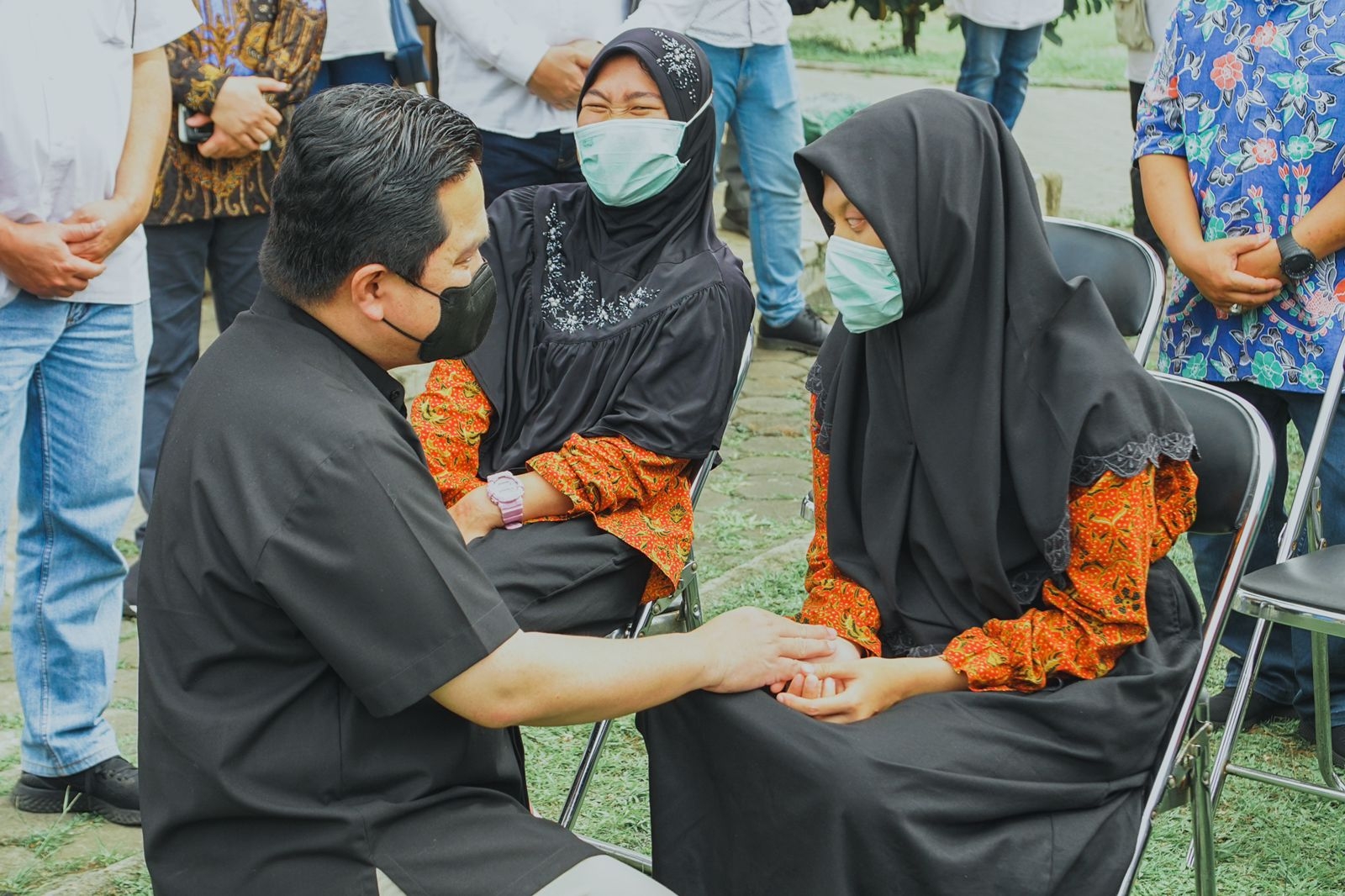 Erick Thohir Kunjungan ke Binaan Penyandang Disabilitas PLN di Bandung
