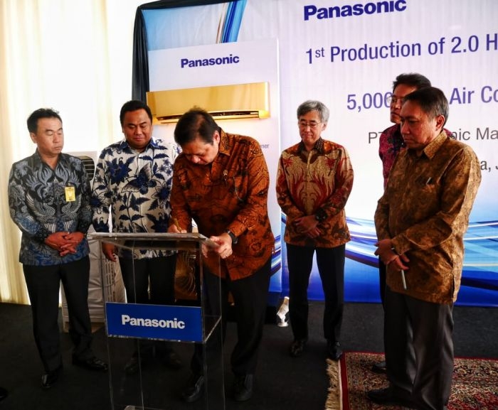Pabrik AC Panasonic Relokasi dari Malaysia Mulai Berproduksi