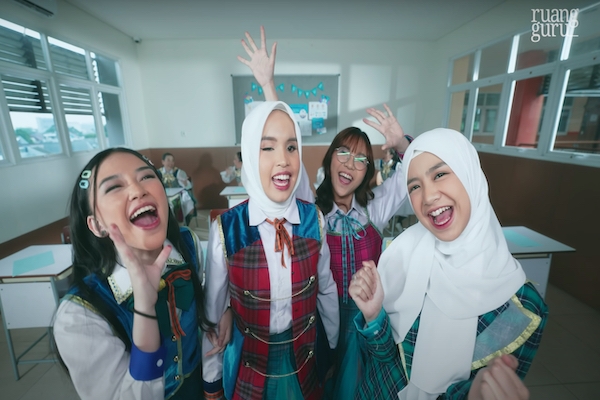 Rilis Lagu Selalu Ada Harapan, Hope Girlband Ruangguru Berpesan Agar Pelajar Indonesia Pantang Menyerah Dalam Belajar