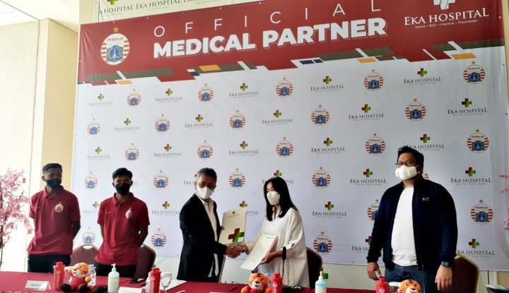Dukung Pemain Persija Yang Cedera, Eka Hospital Resmi Jadi Official Medical Partner Klub