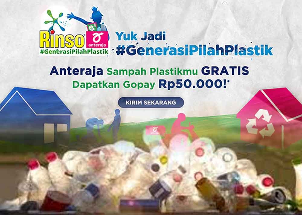 Rinso - Anteraja Ajak Masyarakat Jadi GenerasiPilahplastik Untuk Lingkungan Bersih