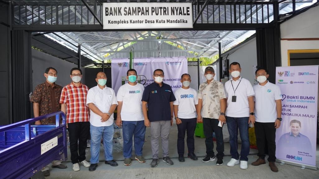 Kementerian BUMN Bersama Pegadaian, Jasa Marga dan ITDC Luncurkan Program Perdana Bakti BUMN di Mandalika Lombok