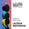 Lazada Indonesia Sabet Penghargaan di Glints Best Employers Award 2022