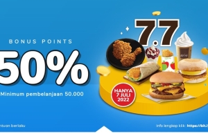 Promo 7.7, McDonald’s Beri Diskon 50% melalui Indodana Payleter