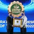 Fokus 4 Pilar, PT Telkom Sabet Penghargaan Top CSR of The Year 2022