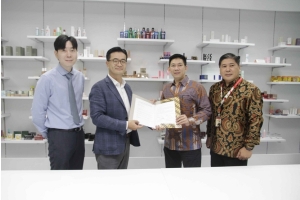 Kolaborasi Bisnis Produk Kosmetik, Catur Sentosa Gaet Cosmax Indonesia