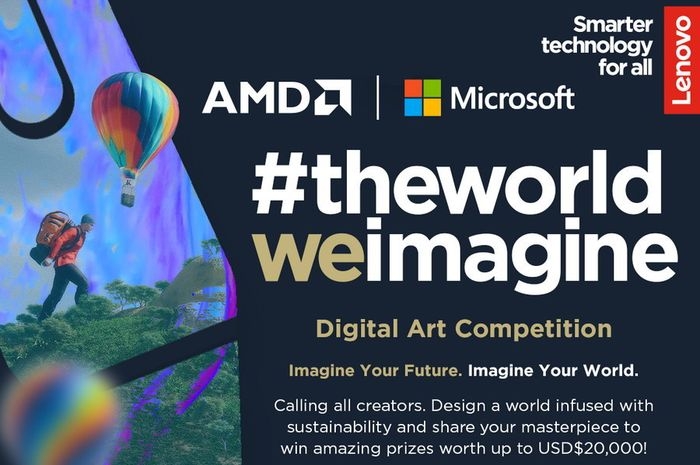 Lenovo Ajak Para Seniman Indonesia Untuk Mewujudkan Karya Seni Digital Berkelanjutan Melalui Digital Art Contest