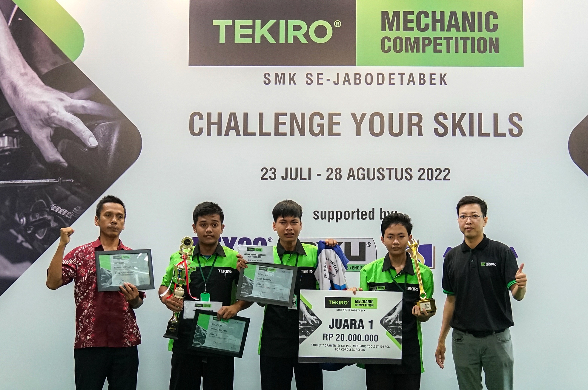 Inilah Pemenang Tekiro Mechanic Competition 2022