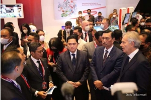 Telkomsel Tunjukkan Manfaat Teknologi 5G Smart Mining di SOE International & Expo G20