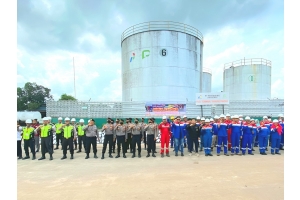 Elnusa Petrofin Unit Fuel Terminal Tanjung Pandan Gelar Simulasi Tanggap Krisis