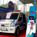 DFSK  Luncurkan Mobil Listrik Ambulans Pertama di Indonesia