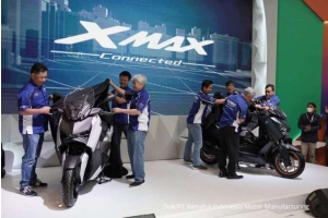 Yamaha Luncurkan Produk Terbaru XMAX Connected, di Pembukaan IMOS 2022