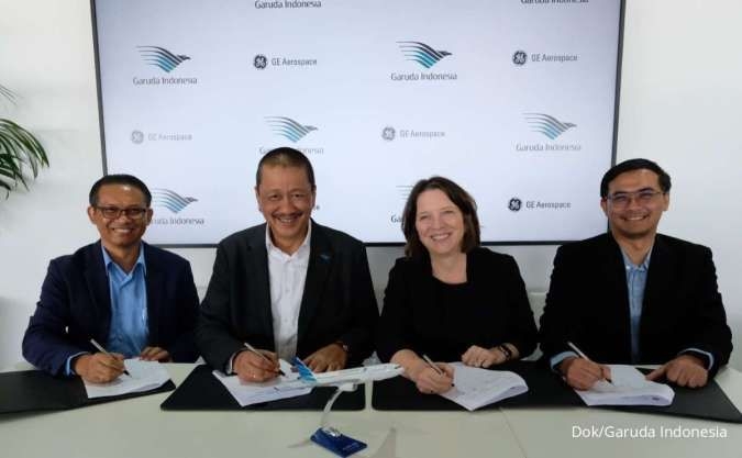 Garuda Indonesia & GE Aerospace Jalin Kerjasama untuk Restorasi Mesin Armada Maskapai