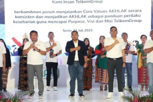 Telkom Sukses Selenggarakan AKHLAK Culture Festival TelkomGroup 2023