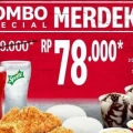 Promo KFC Terbaru 11-20 Agustus 2023, Kombo Special Kemerdekaan Rp 78.000