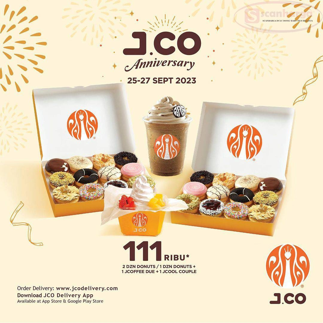 JCO Adakan Promo dalam Rangka Anniversary, Berlaku di Seluruh Store Indonesia