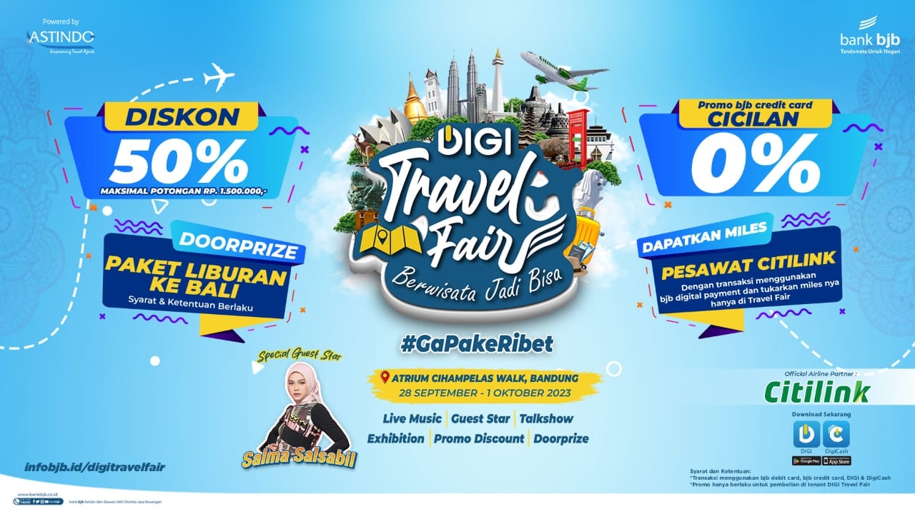 bank bjb Kolaborasi dengan Citilink Gelar DIGI Travel Fair 