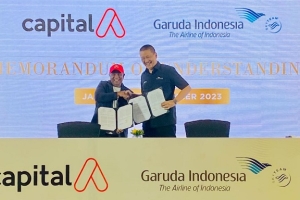 Capital A dan Garuda Indonesia Kerja Sama Perluasan Berbagai Lini Usaha